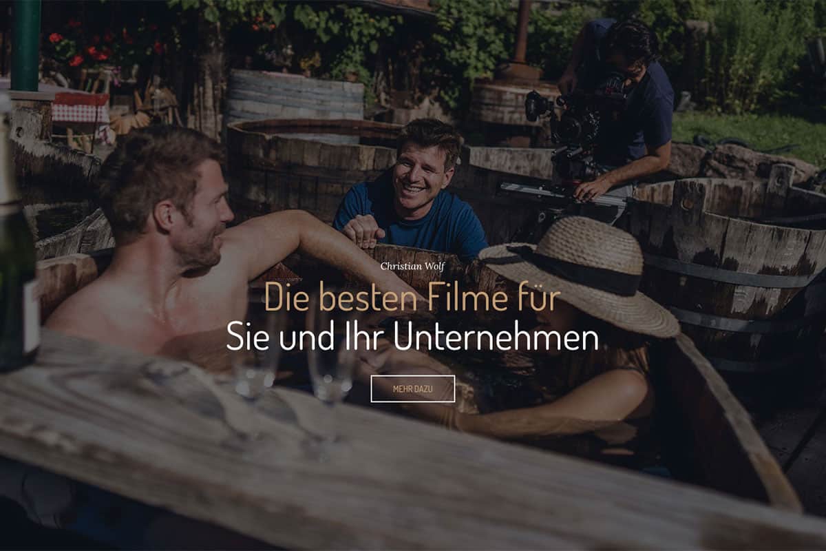 Wolf Productions Christian Wolf mit Kunden